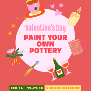 Paint Your Own Pottery - Valentine's Day Special