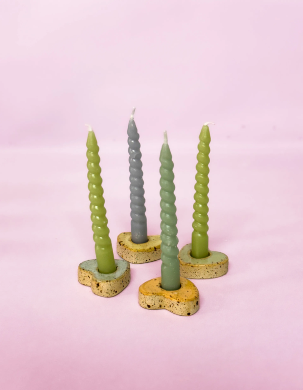Heart shaped candle holders