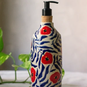 Red Poppy Soap Dispenser