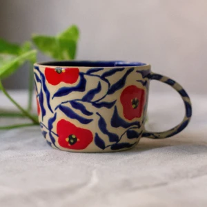 Red Poppy Coffee Mug 390 ml