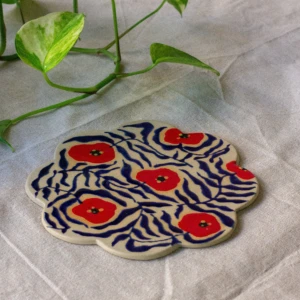 Red Poppy Coaster