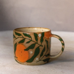 Orange Branch Mug 300 ml