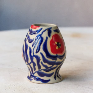 Red Poppy Matcha Whisk Holder