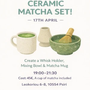 Make Your Own Ceramic Matcha Set