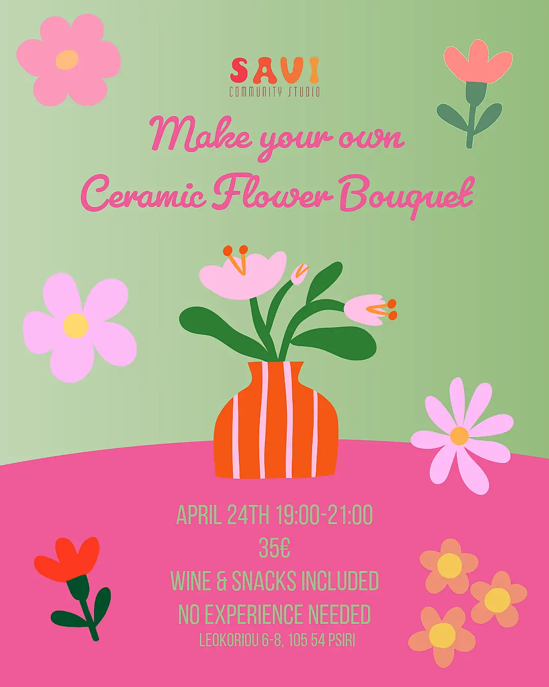 Make Your Own Ceramic Flower Bouquet