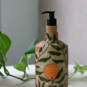 Orange branch Soap Dispenser