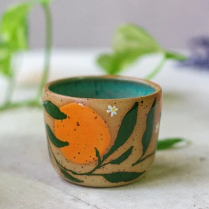 Orange Branch Mug 190 ml