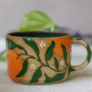Orange Branch Mug 200 ml