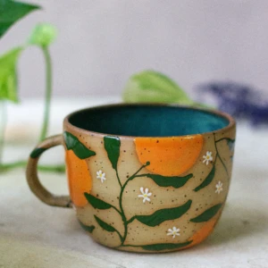 Orange Branch Mug 360 ml