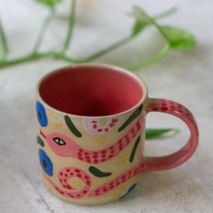 Pink Serpent Mug 250 ml