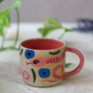 Pink Serpent Mug 200 ml