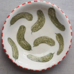 Pickle Porridge Bowl by Dirt Person Ceramics