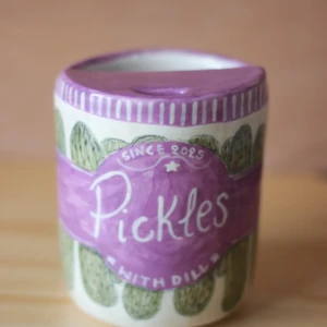 Pickle Jar to go Mug by Dirt Person Ceramics