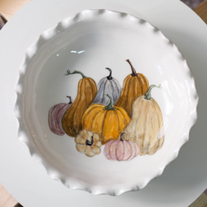 Pumpkin Patch Serving Bowl by Dirt Person
